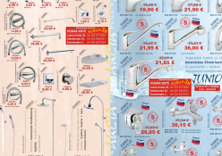 Reklamný leták SANITECH 2010: Reklamný leták predajnej akcie, rozmer strany A3 (obojstranne)