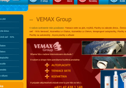 www.vemaxgroup.sk: Autoplachty, tieniaca technika a príslušenstvo, kozmetika La Chévre a La Chaton